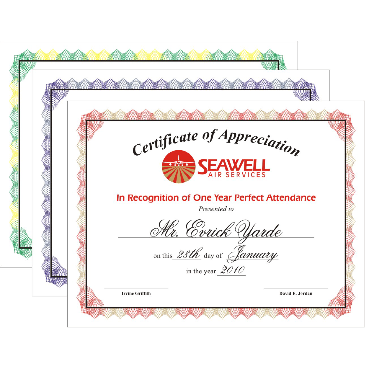 Certificates Blades Trophies