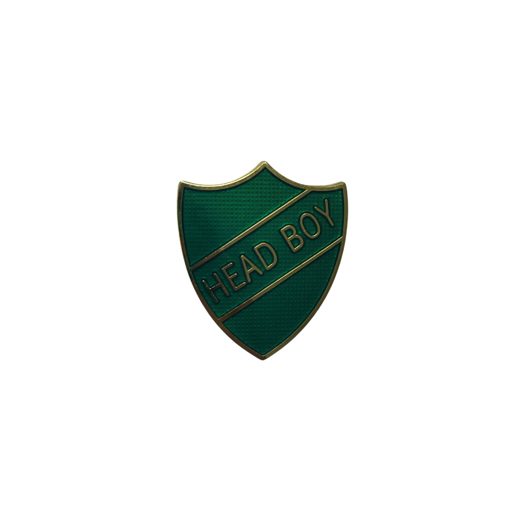 Head Boy Pins, Enamel Shield – Blades Trophies