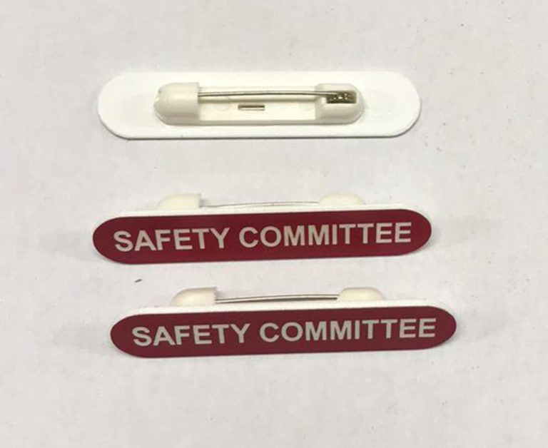 Safety Committee Badge Blades Trophies