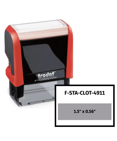 Trodat 4911 Clothing Stamp