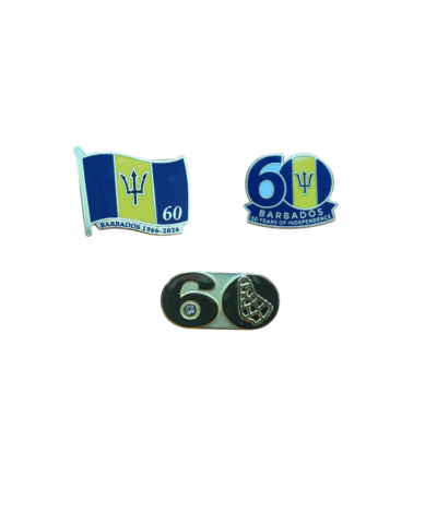 Barbados Lapel Pin, 60th Anniversary Collection Bundle